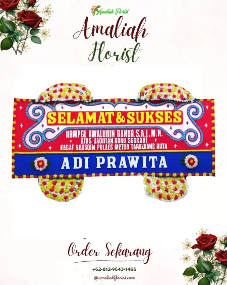 Papan Bunga Ucapan Selamat Mambioman Bapai